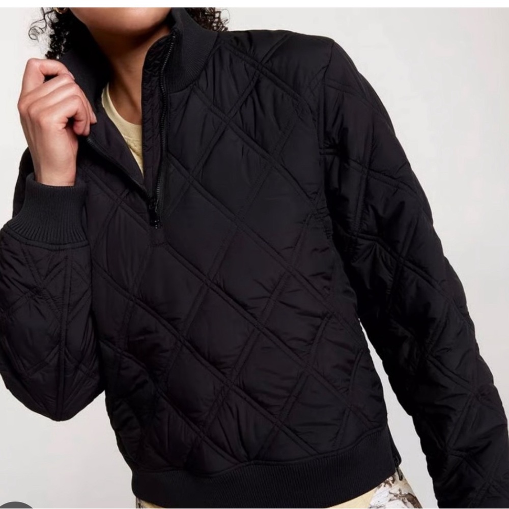 CALIA by Carrie Underwood Black Quilted Puffer Jacket